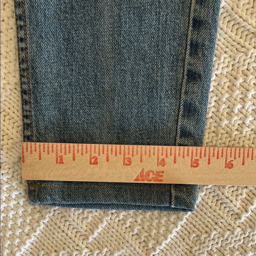 Re/Done Originals High Rise Stretch 2017 Dark Wash Sz 24 - Picture 5 of 10